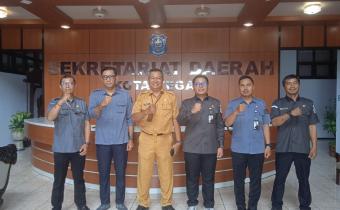 Bawaslu Kota Tegal kunjungi Bagian Tata Pemerintahan