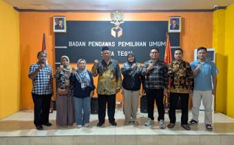 Kunjungan KPU ke Bawaslu Kota Tegal