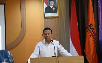 Sambutan dari Sosiawan Anggota Bawaslu Provinsi