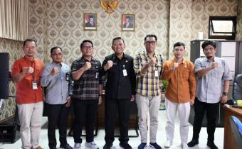 Koordinasi dengan pimpinan Kwarcab Kota Tegal