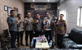 Koordinasi dengan Polres Kota Tegal