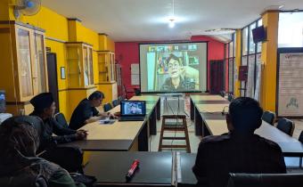 Bawaslu Kota Tegal menghadiri zoom monitoring dan evaluasi Konsolidasi Demokrasi