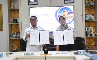 Penandatanganan PKS dengan RSUD Kardinah