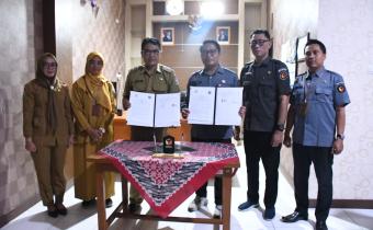 Penandatanganan PKS dengan Dinas Arpusda
